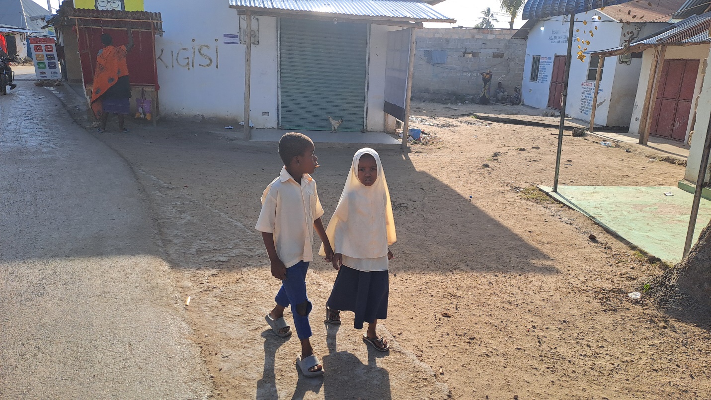 Nungwi deca idu u školu